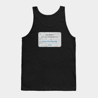 2020 Low Battery Hibernate (Distressed) Tank Top